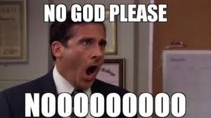 Deep fried Michael Scott meme